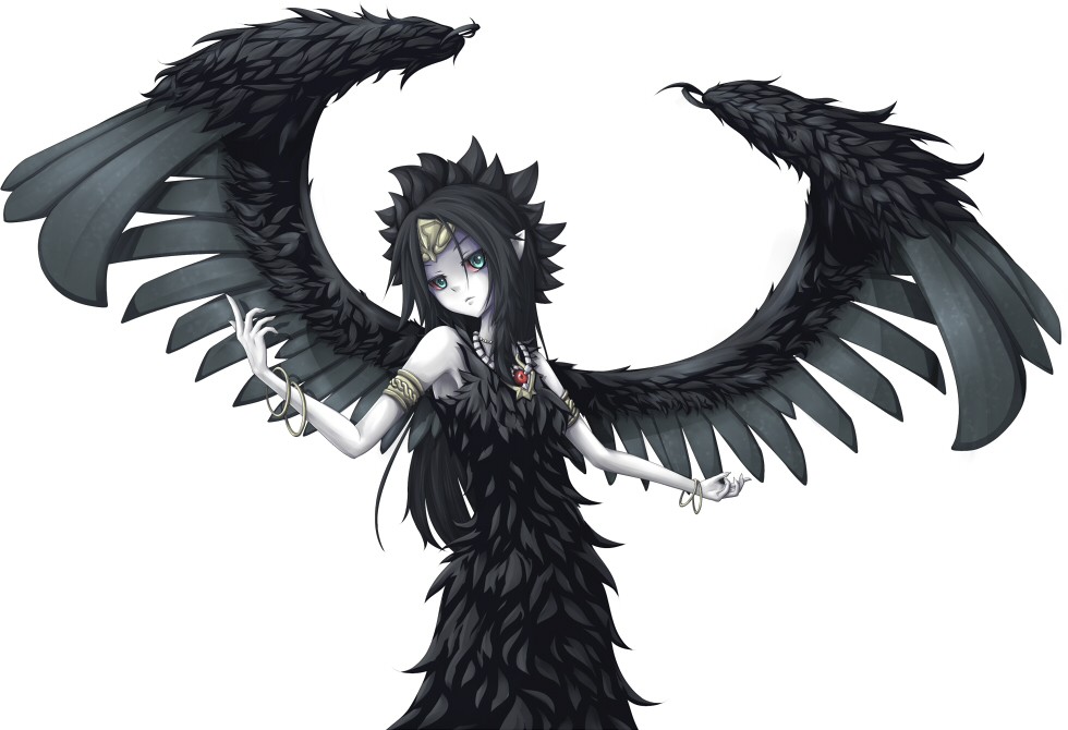 Чёрный ангел / armband black hair